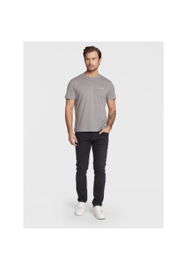 Calvin Klein Тишърт Micro Logo Interlock K10K109894 Сив Regular Fit - Pepit.bg