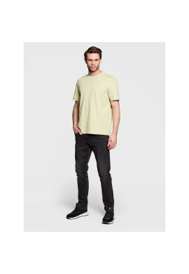 Calvin Klein Тишърт Micro Logo Interlock K10K109894 Зелен Regular Fit - Pepit.bg