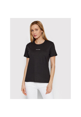 Calvin Klein Тишърт Micro Logo K20K203677 Черен Regular Fit - Pepit.bg