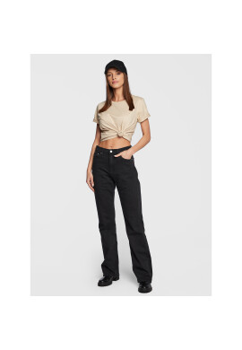 Calvin Klein Тишърт Micro Logo K20K205454 Бежов Regular Fit - Pepit.bg
