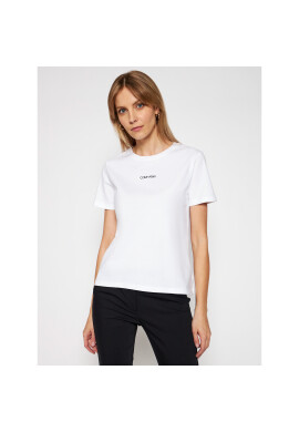 Calvin Klein Тишърт Mini Ree K20K202912 Бял Regular Fit - Pepit.bg
