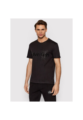 Calvin Klein Тишърт Multi Logo K10K107606 Черен Regular Fit - Pepit.bg