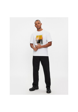 Calvin Klein Тишърт Sense Layer K10K112394 Бял Regular Fit - Pepit.bg