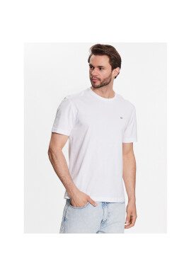 Calvin Klein Тишърт Smooth K10K110589 Бял Regular Fit - Pepit.bg