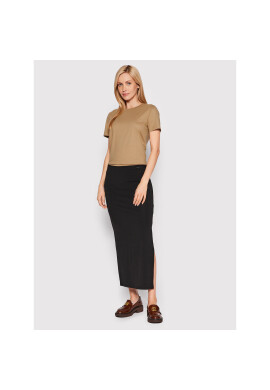 Calvin Klein Тишърт Smooth K20K204353 Кафяв Regular Fit - Pepit.bg