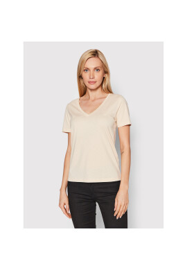 Calvin Klein Тишърт Smooth K20K204357 Бежов Regular Fit - Pepit.bg