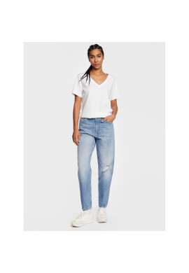 Calvin Klein Тишърт Smooth K20K205338 Бял Regular Fit - Pepit.bg
