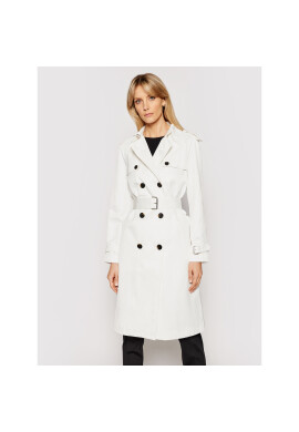 Calvin Klein Тренч K20K202895 Бял Regular Fit - Pepit.bg