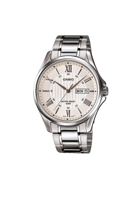 Casio Часовник MTP-1384D-7AVEF Бял - Pepit.bg