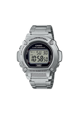 Casio Часовник W-219HD-1AVEF Сребрист - Pepit.bg