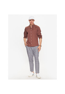 Casual Friday Риза 20503780 Кафяв Regular Fit - Pepit.bg