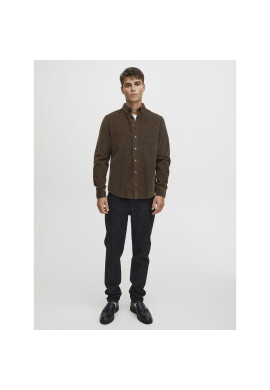 Casual Friday Риза 20504774 Кафяв Regular Fit - Pepit.bg