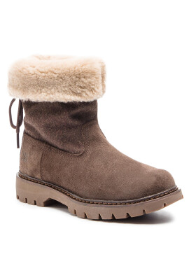 CATerpillar Боти Showcase Fur P310535 Кафяв - Pepit.bg