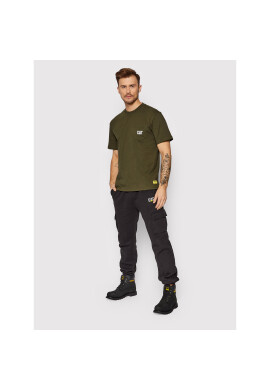 CATerpillar Тишърт 2511868 Зелен Regular Fit - Pepit.bg
