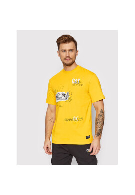 CATerpillar Тишърт 2511875 Жълт Regular Fit - Pepit.bg