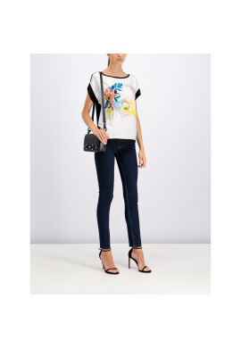 Cavalli Class Тишърт B2ITB712 Бял Regular Fit - Pepit.bg