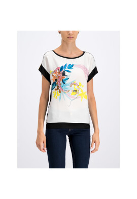 Cavalli Class Тишърт B2ITB712 Бял Regular Fit - Pepit.bg