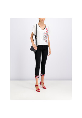 Cavalli Class Тишърт B2ITB731 Бял Regular Fit - Pepit.bg