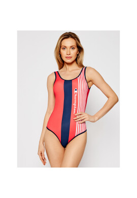 Champion Бански костюм Graphic Stripe Logo 113109 Червен - Pepit.bg