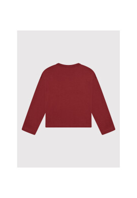 Champion Блуза Logo Script 404233 Бордо Custom Fit - Pepit.bg