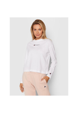 Champion Блуза Script Logo 114475 Бял Regular Fit - Pepit.bg