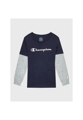 Champion Блуза Script Logo 305367 Тъмносин Regular Fit - Pepit.bg
