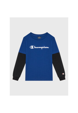 Champion Блуза Script Logo 305367 Тъмносин Regular Fit - Pepit.bg