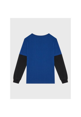 Champion Блуза Script Logo 305367 Тъмносин Regular Fit - Pepit.bg