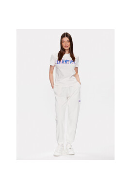 Champion Долнище анцуг 116083 Бял Regular Fit - Pepit.bg