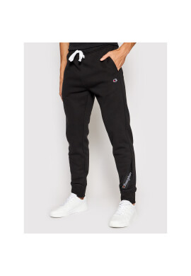 Champion Долнище анцуг Blend Small Script Logo 216552 Черен Regular Fit - Pepit.bg