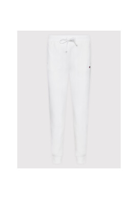 Champion Долнище анцуг Logo 115486 Бял Regular Fit - Pepit.bg
