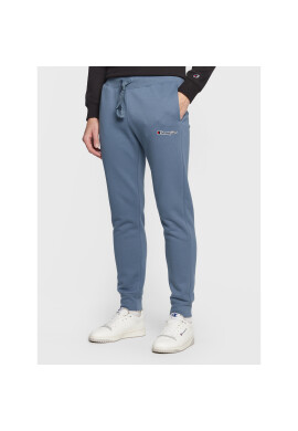 Champion Долнище анцуг Small Script Logo 217867 Син Regular Fit - Pepit.bg