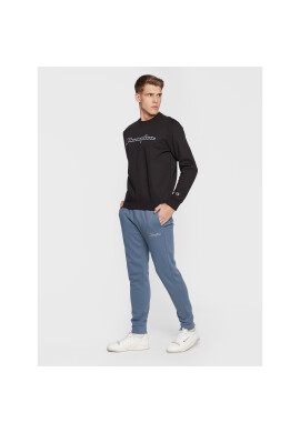 Champion Долнище анцуг Small Script Logo 217867 Син Regular Fit - Pepit.bg