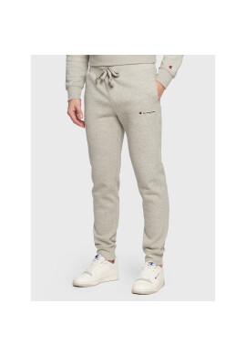 Champion Долнище анцуг Small Script Logo 217867 Сив Regular Fit - Pepit.bg
