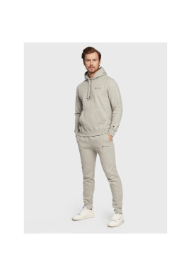Champion Долнище анцуг Small Script Logo 217867 Сив Regular Fit - Pepit.bg