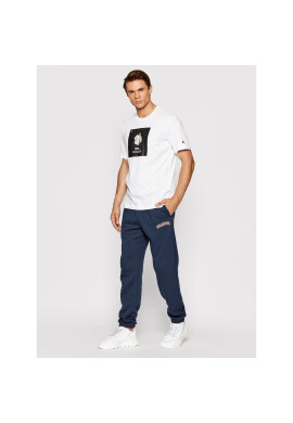 Champion Долнище анцуг Varsity Script Logo 216579 Тъмносин Regular Fit - Pepit.bg