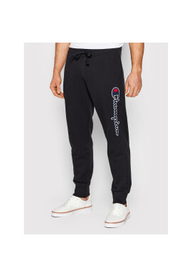 Champion Долнище анцуг Vertical Logo 217062 Черен Regular Fit - Pepit.bg