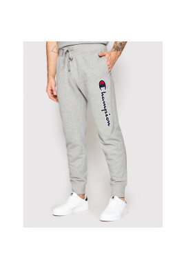 Champion Долнище анцуг Vertical Logo 217062 Сив Regular Fit - Pepit.bg