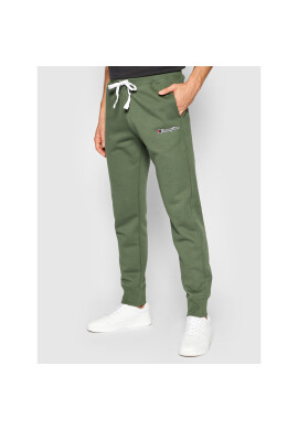 Champion Долнище анцуг Blend Small Script Logo 216479 Зелен Regular Fit - Pepit.bg