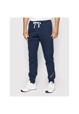 Champion Долнище анцуг Blend Small Script Logo 216552 Тъмносин Regular Fit - Pepit.bg
