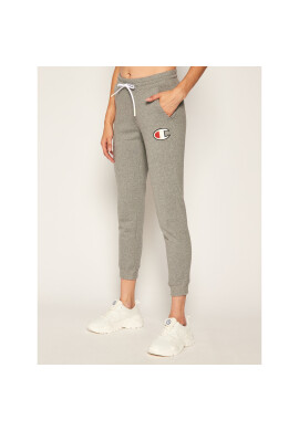 Champion Долнище анцуг C Logo Ribbed Cuffed 112645 Сив Custom Fit - Pepit.bg