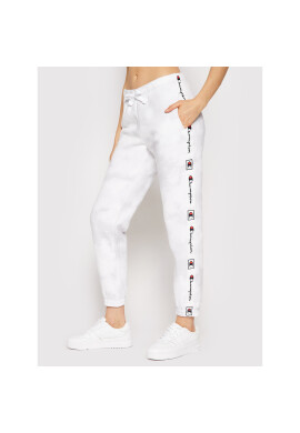 Champion Долнище анцуг Elastic Cuff 114759 Бял Regular Fit - Pepit.bg