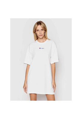 Champion Ежедневна рокля Small Script Logo 112743 Бял Custom Fit - Pepit.bg