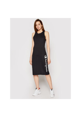 Champion Ежедневна рокля Vertical Script Logo Print 112610 Черен Regular Fit - Pepit.bg