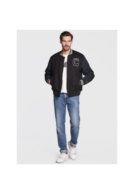 Champion Яке бомбър College Inspired 218088 Черен Regular Fit - Pepit.bg