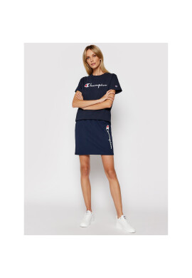 Champion Мини пола Vertical Script Logo 112649 Тъмносин Custom Fit - Pepit.bg