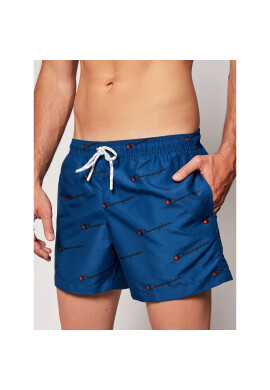 Champion Плувни шорти 214433 Тъмносин Regular Fit - Pepit.bg