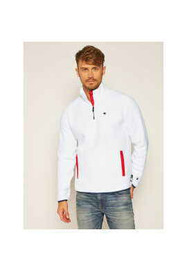 Champion Полар Half Zip C 215107 Бял Custom Fit - Pepit.bg