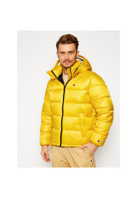 Champion Пухено яке Reverse Weave 215058 Жълт Regular Fit - Pepit.bg