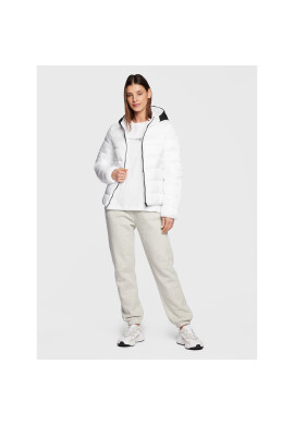 Champion Пухено яке 115753 Бял Regular Fit - Pepit.bg